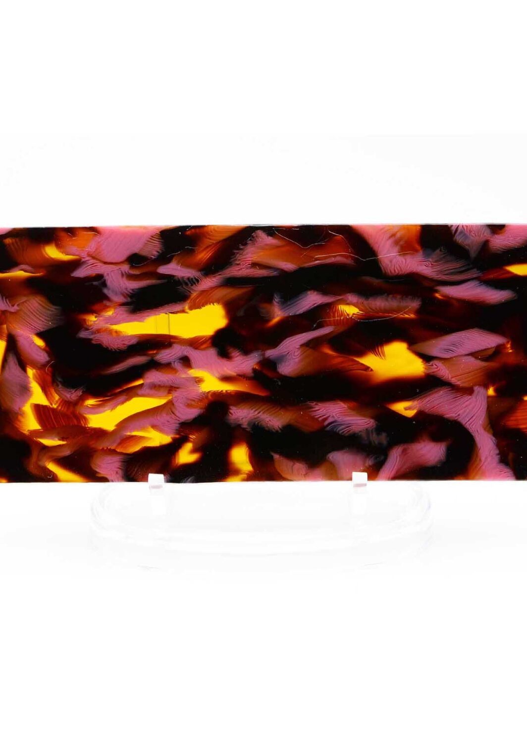 lastra acetato di cellulosa dipinto rosa
