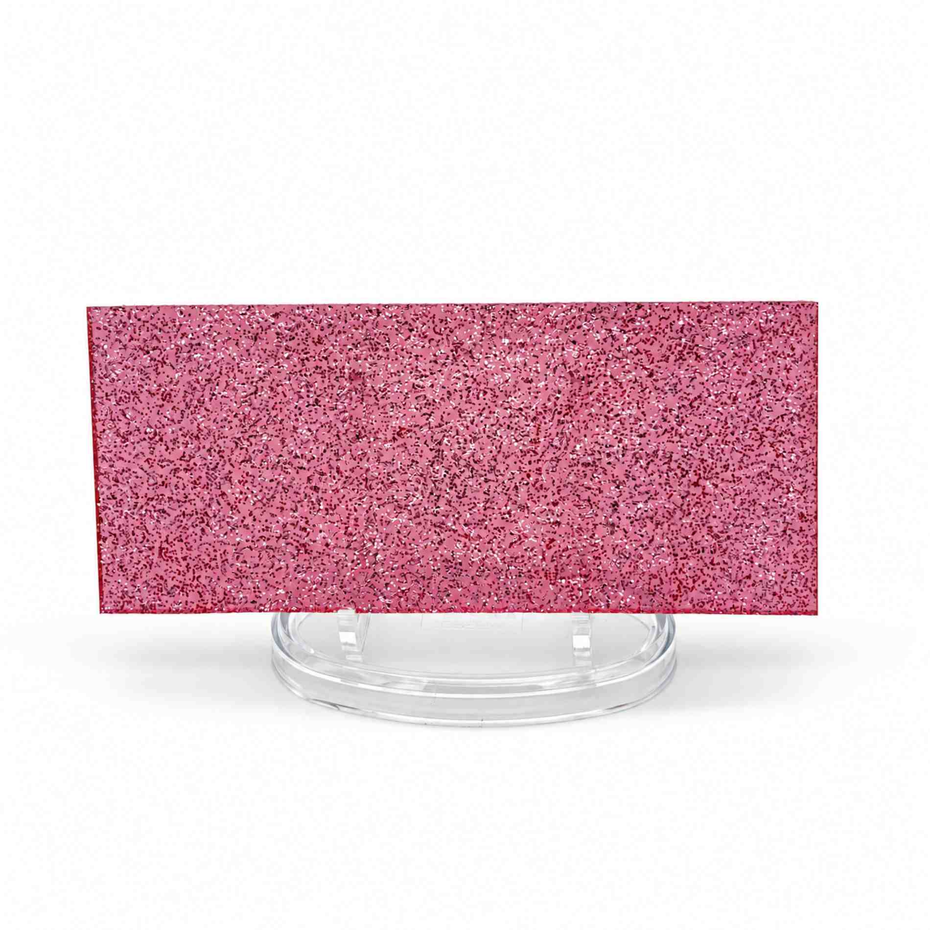 lastra acetato di cellulosa glitter rosa outlet